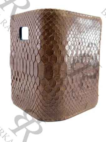 Python Skin Leather Phone Case